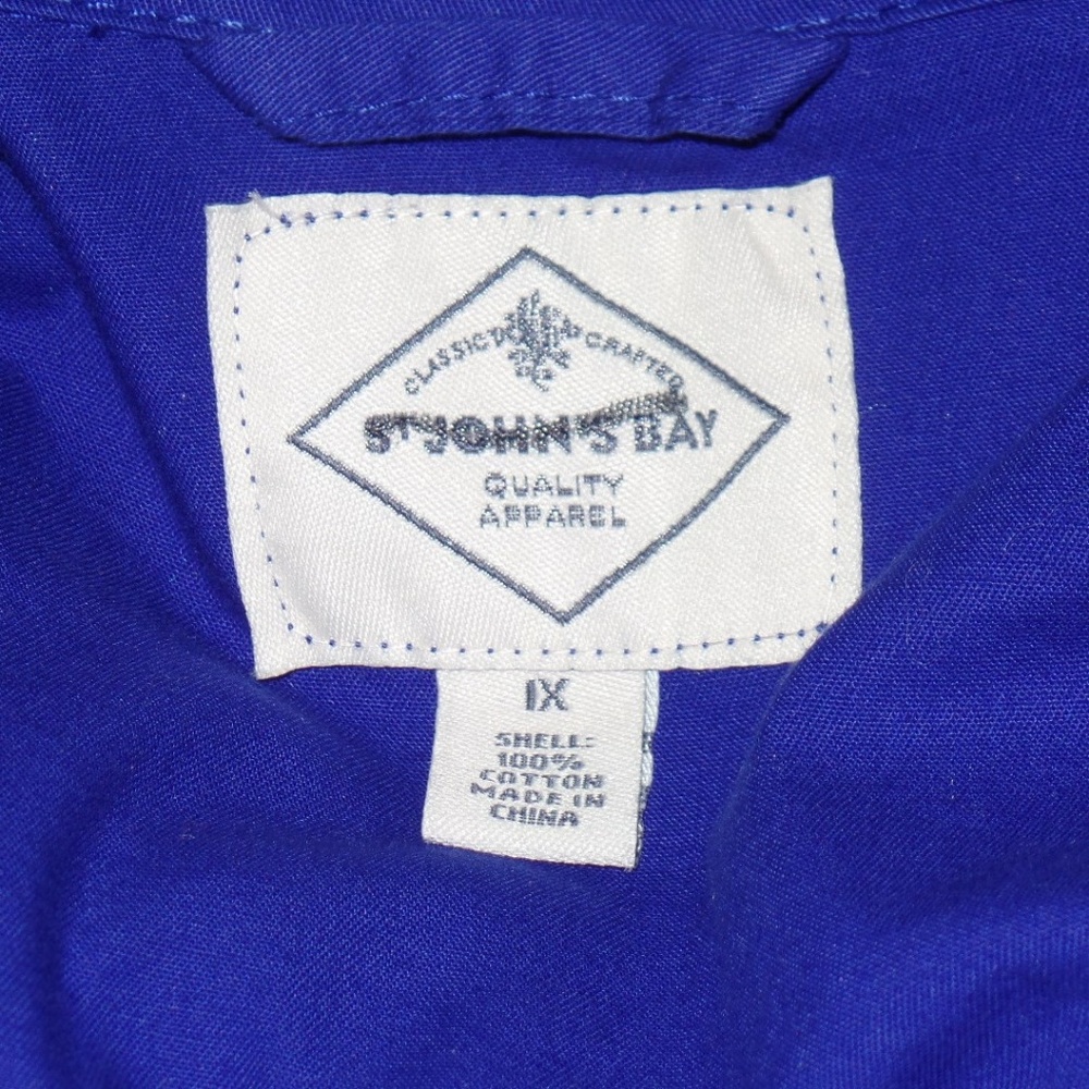 NWT Blue Zip Jacket Blazer Casual Cargo Plus NEW - Picture 5 of 6